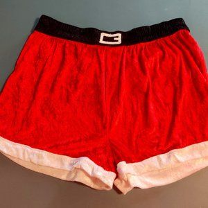 Ho! Ho! Ho! Add Some Fun to Your Wardrobe with Santa Shorts. Soft & Velvety XL